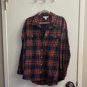 Old navy boyfriend flannel Button-Up Shirt